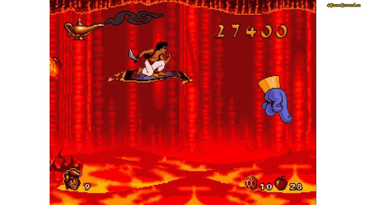 Aladdin Sega Mega Drive game online