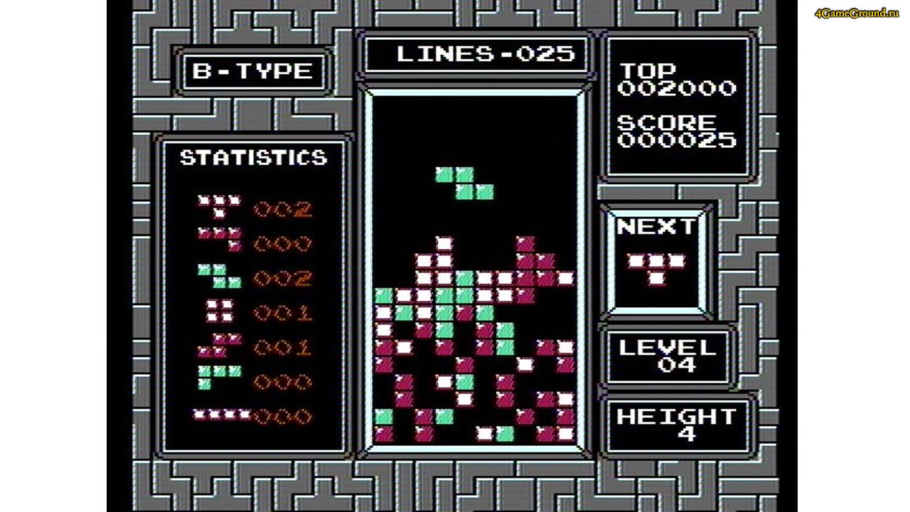 Tetris NES original browser version