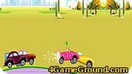 Play Barbie Car Racing game online for free 