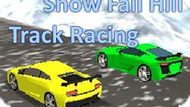 Play Snow Fall Hill Track Racing game online for free | 4GameGround.com