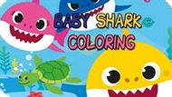 Play Baby Shark Coloring game online for free | 4GameGround.com